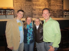 Andrew, Tina (mom), Myself, & Travis