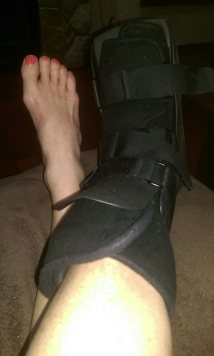 Foot boot again