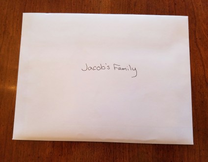 Jacob's Family Letter